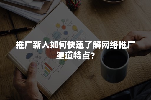 推广新人如何快速了解网络推广渠道特点？