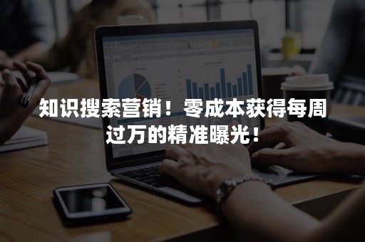 知识搜索营销！零成本获得每周过万的精准曝光！