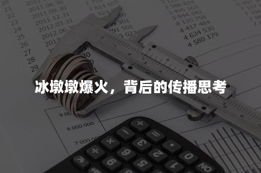 冰墩墩爆火，背后的传播思考