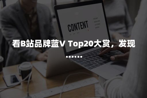 看B站品牌蓝V Top20大赏，发现……