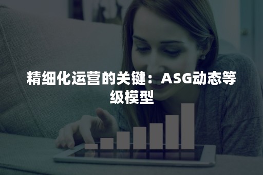 精细化运营的关键：ASG动态等级模型