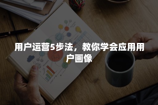 用户运营5步法，教你学会应用用户画像