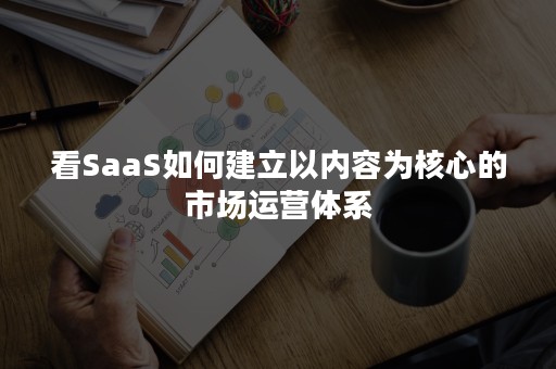 看SaaS如何建立以内容为核心的市场运营体系