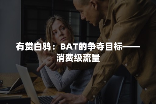 有赞白鸦：BAT的争夺目标——消费级流量