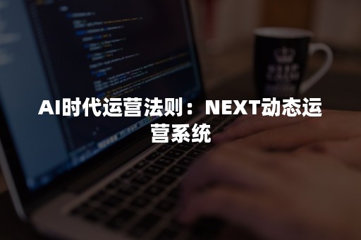 AI时代运营法则：NEXT动态运营系统