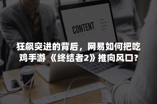 狂飙突进的背后，网易如何把吃鸡手游 《终结者2》推向风口？