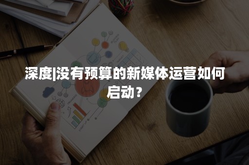 深度|没有预算的新媒体运营如何启动？