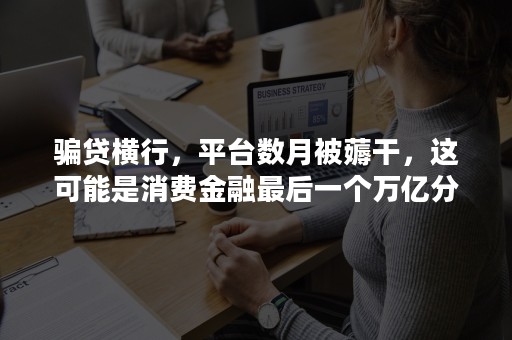 骗贷横行，平台数月被薅干，这可能是消费金融最后一个万亿分期场景