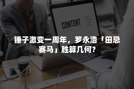 锤子激变一周年，罗永浩「田忌赛马」胜算几何？