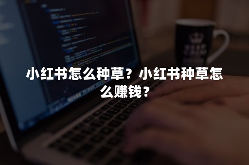 小红书怎么种草？小红书种草怎么赚钱？