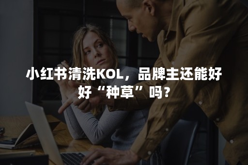 小红书清洗KOL，品牌主还能好好“种草”吗？