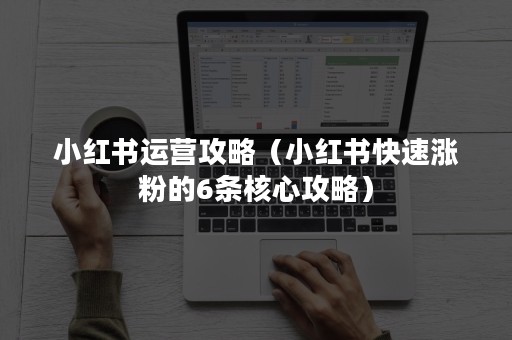 小红书运营攻略（小红书快速涨粉的6条核心攻略）