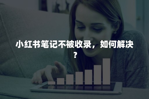 小红书笔记不被收录，如何解决？