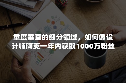 重度垂直的细分领域，如何像设计师阿爽一年内获取1000万粉丝?