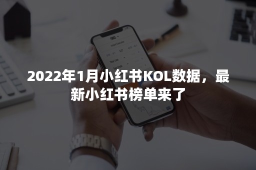 2022年1月小红书KOL数据，最新小红书榜单来了