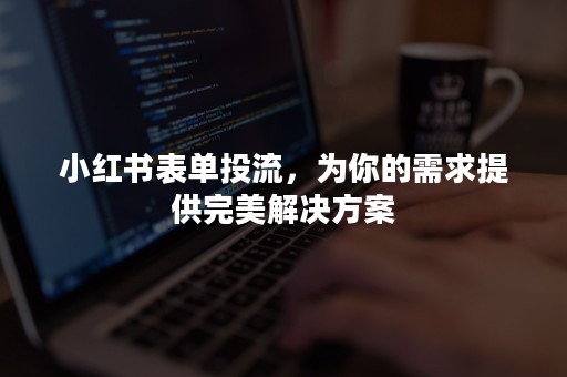 小红书表单投流，为你的需求提供完美解决方案