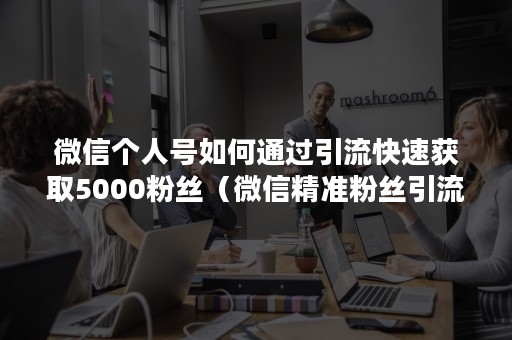 微信个人号如何通过引流快速获取5000粉丝（微信精准粉丝引流推广）