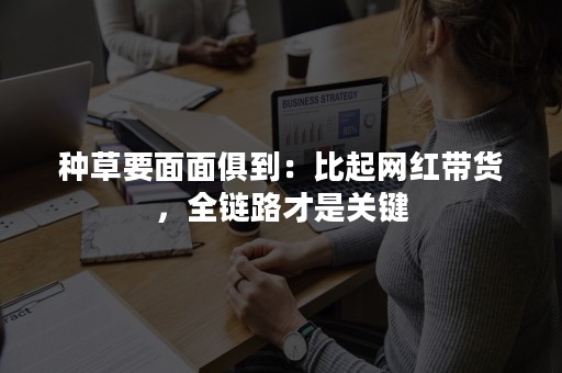 种草要面面俱到：比起网红带货，全链路才是关键