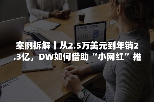 案例拆解丨从2.5万美元到年销2.3亿，DW如何借助“小网红”推广火爆全球？