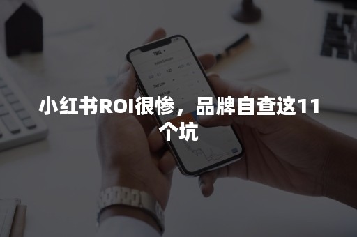 小红书ROI很惨，品牌自查这11个坑