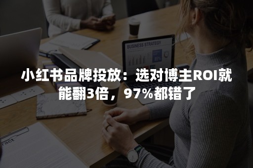 小红书品牌投放：选对博主ROI就能翻3倍，97%都错了