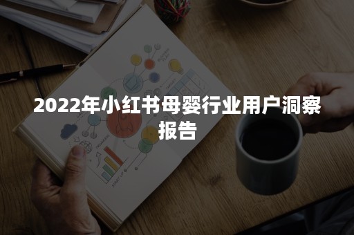 2022年小红书母婴行业用户洞察报告