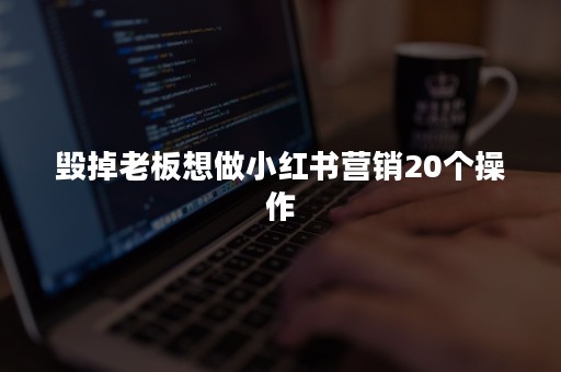 毁掉老板想做小红书营销20个操作