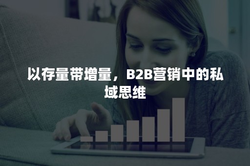 以存量带增量，B2B营销中的私域思维