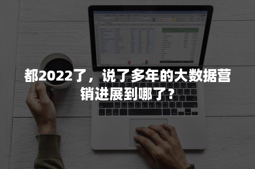 都2022了，说了多年的大数据营销进展到哪了？