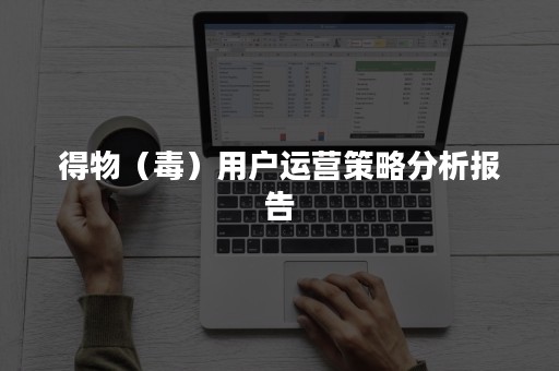 得物（毒）用户运营策略分析报告