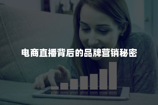 电商直播背后的品牌营销秘密