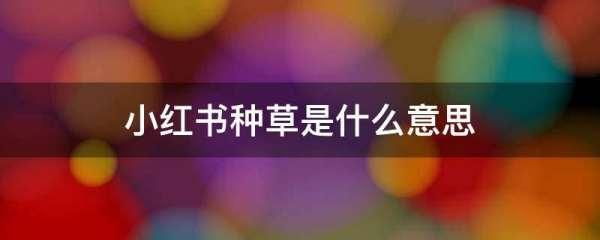 小红书种草是什么意思？疯狂“种草”的小红书拿什么套路忽悠你？